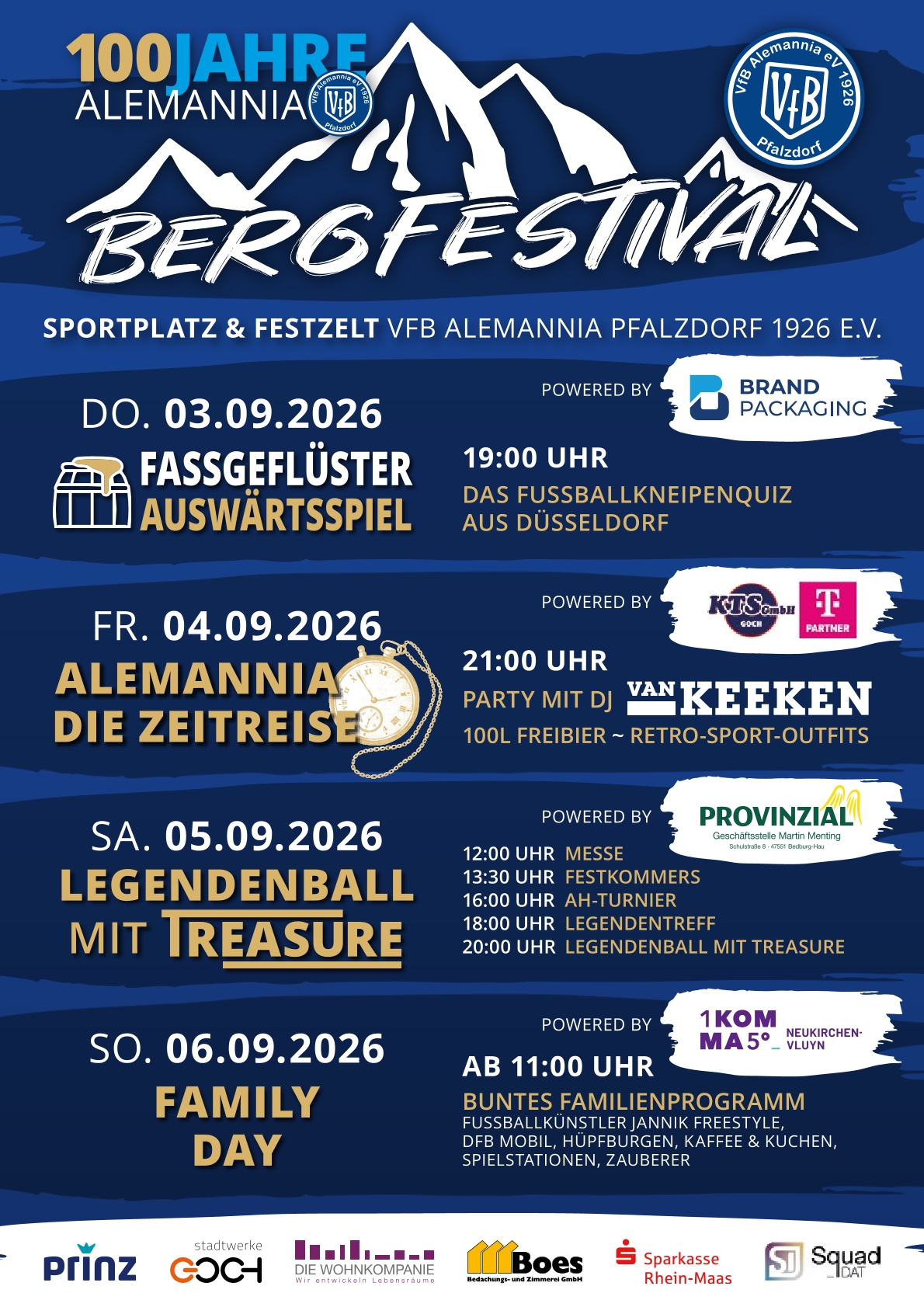 Flyer Bergfestival Gesamtprogramm