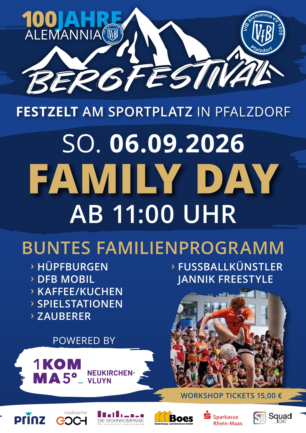 Flyer Bergfestival Sonntag