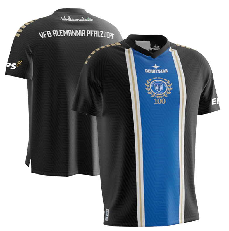 Jubilaeumstrikot blau schwarz 2026