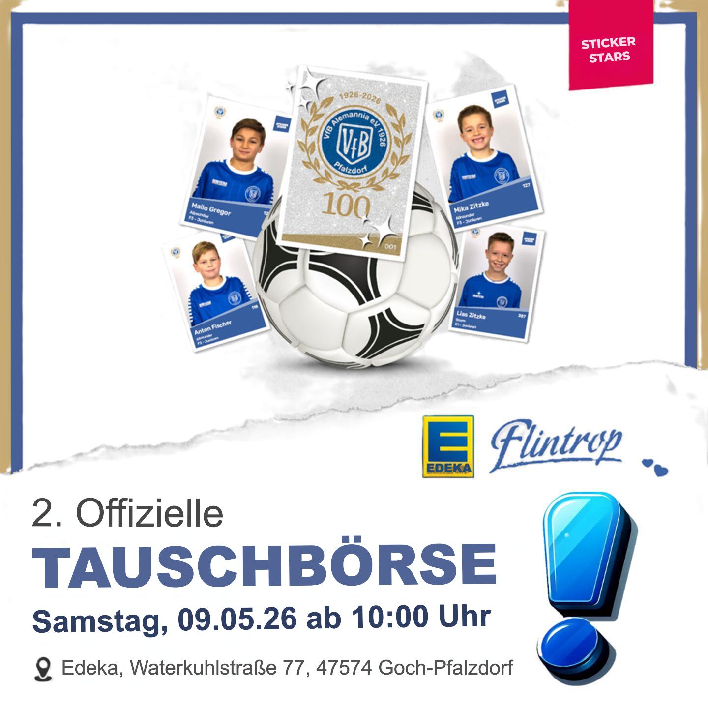 StickerStars Tauschboerse bei Edeka 09.05.2026